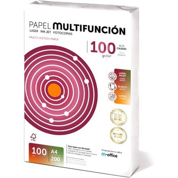 Paquete Folios A4 80gr, Paquete de 500 hojas, Papel Multifunción para  Impresora Inkjet y Láser, Hojas