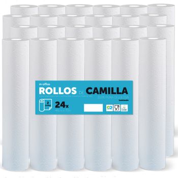 Rollo Para Camilla, Rollo Papel Para Camilla De Procedimientos Médicos,papel Para Camilla De Estética Y Masaje (48 Cm X 70m Laminado Virgen 24 Ud)