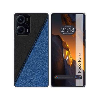 Funda Silicona Para Xiaomi Poco F5 5g Diseño Cuero 02 Dibujos