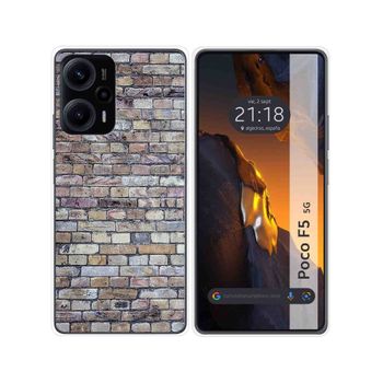 Funda Silicona Para Xiaomi Poco F5 5g Diseño Ladrillo 02 Dibujos