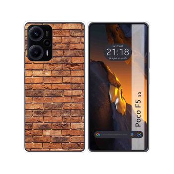 Funda Silicona Para Xiaomi Poco F5 5g Diseño Ladrillo 04 Dibujos