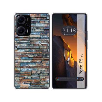 Funda Silicona Para Xiaomi Poco F5 5g Diseño Ladrillo 05 Dibujos