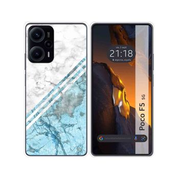 Funda Silicona Para Xiaomi Poco F5 5g Diseño Mármol 02 Dibujos