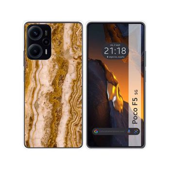 Funda Silicona Para Xiaomi Poco F5 5g Diseño Mármol 10 Dibujos