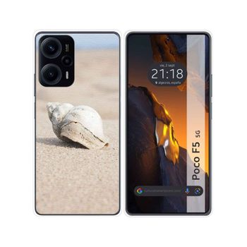 Funda Silicona Para Xiaomi Poco F5 5g Diseño Concha Dibujos