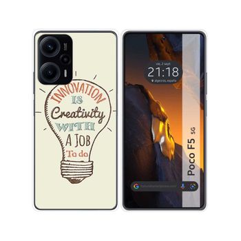 Funda Silicona Para Xiaomi Poco F5 5g Diseño Creativity Dibujos