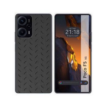 Funda Silicona Para Xiaomi Poco F5 5g Diseño Metal Dibujos