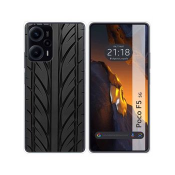 Funda Silicona Para Xiaomi Poco F5 5g Diseño Neumatico Dibujos