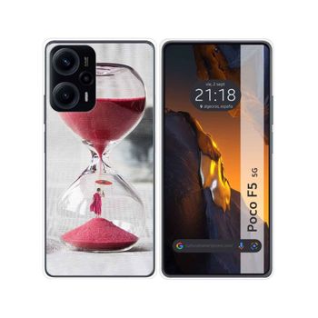 Funda Silicona Para Xiaomi Poco F5 5g Diseño Reloj Dibujos