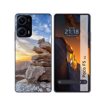 Funda Silicona Para Xiaomi Poco F5 5g Diseño Sunset Dibujos