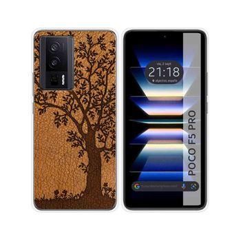 Funda Silicona Para Xiaomi Poco F5 Pro 5g Diseño Cuero 03 Dibujos