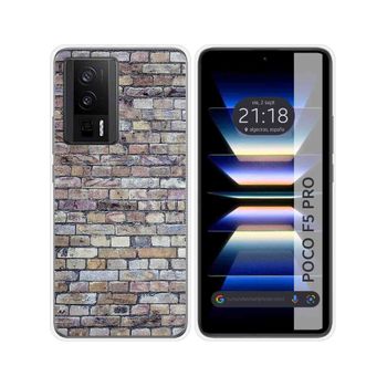 Funda Silicona Para Xiaomi Poco F5 Pro 5g Diseño Ladrillo 02 Dibujos