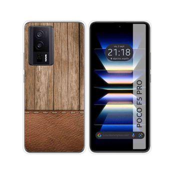 Funda Silicona Para Xiaomi Poco F5 Pro 5g Diseño Madera 09 Dibujos