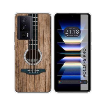 Funda Silicona Para Xiaomi Poco F5 Pro 5g Diseño Madera 11 Dibujos