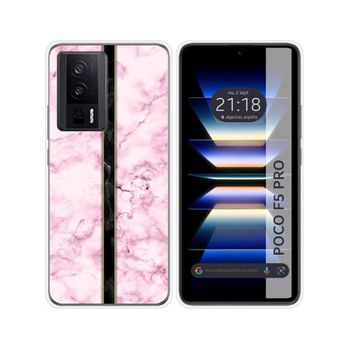 Funda Silicona Para Xiaomi Poco F5 Pro 5g Diseño Mármol 04 Dibujos