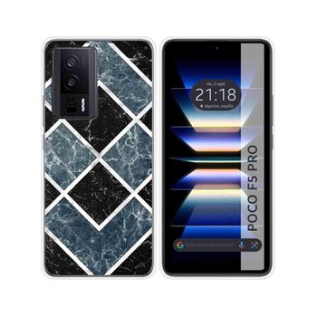 Funda Silicona Para Xiaomi Poco F5 Pro 5g Diseño Mármol 06 Dibujos