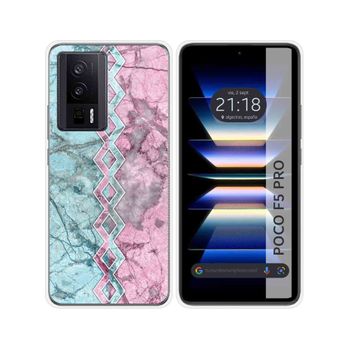 Funda Silicona Para Xiaomi Poco F5 Pro 5g Diseño Mármol 08 Dibujos