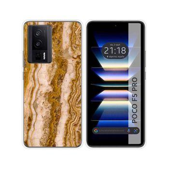 Funda Silicona Para Xiaomi Poco F5 Pro 5g Diseño Mármol 10 Dibujos