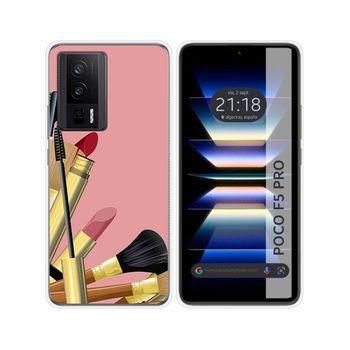 Funda Silicona Para Xiaomi Poco F5 Pro 5g Diseño Brochas Dibujos