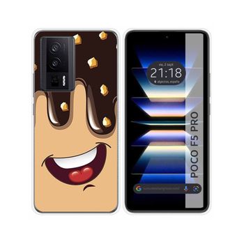 Funda Silicona Para Xiaomi Poco F5 Pro 5g Diseño Helado Chocolate Dibujos