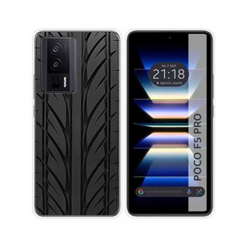 Funda Silicona Para Xiaomi Poco F5 Pro 5g Diseño Neumatico Dibujos