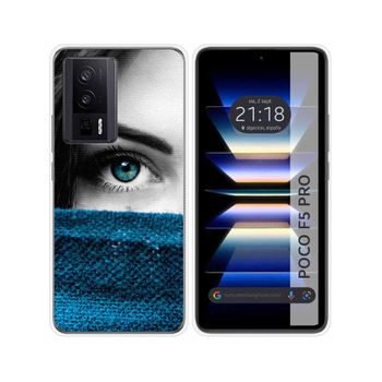 Funda Silicona Para Xiaomi Poco F5 Pro 5g Diseño Ojo Dibujos