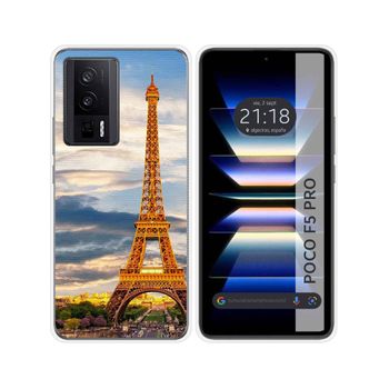 Funda Silicona Para Xiaomi Poco F5 Pro 5g Diseño Paris Dibujos