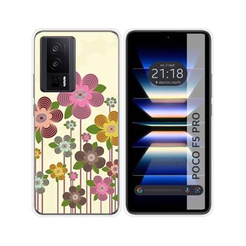 Funda Silicona Para Xiaomi Poco F5 Pro 5g Diseño Primavera En Flor Dibujos