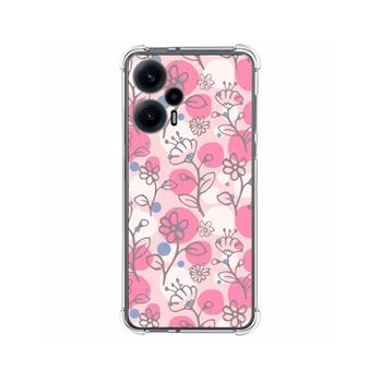 Funda Silicona Antigolpes Para Xiaomi Poco F5 5g Diseño Flores 07 Dibujos