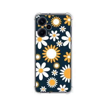 Funda Silicona Antigolpes Para Xiaomi Poco F5 5g Diseño Flores 08 Dibujos