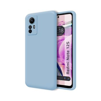 Funda Silicona Líquida Ultra Suave Xiaomi Redmi Note 12s Color Azul