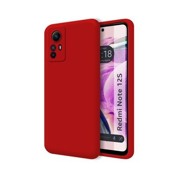 Funda Silicona Líquida Ultra Suave Xiaomi Redmi Note 12s Color Rojo