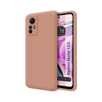 Funda Silicona Líquida Ultra Suave Xiaomi Redmi Note 12s Color Rosa