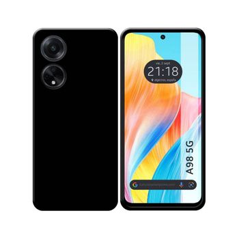 Funda Silicona Gel Tpu Negra Oppo A98 5g