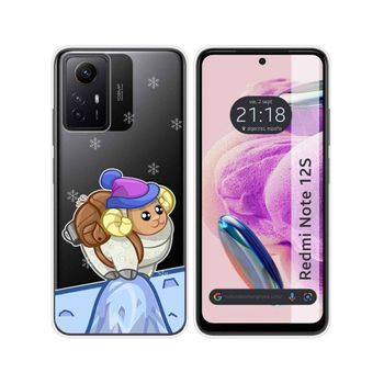 Funda Silicona Transparente Xiaomi Redmi Note 12s Diseño Cabra Dibujos