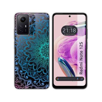 Funda Silicona Transparente Xiaomi Redmi Note 12s Diseño Mandala Dibujos