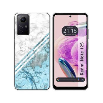 Funda Silicona Xiaomi Redmi Note 12s Diseño Mármol 02 Dibujos