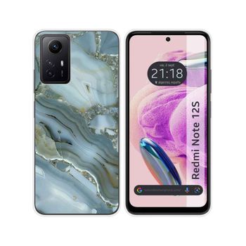 Funda Silicona Xiaomi Redmi Note 12s Diseño Mármol 09 Dibujos