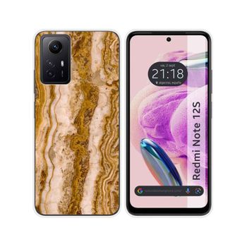 Funda Silicona Xiaomi Redmi Note 12s Diseño Mármol 10 Dibujos