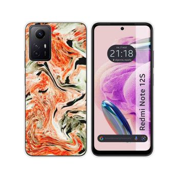 Funda Silicona Xiaomi Redmi Note 12s Diseño Mármol 12 Dibujos