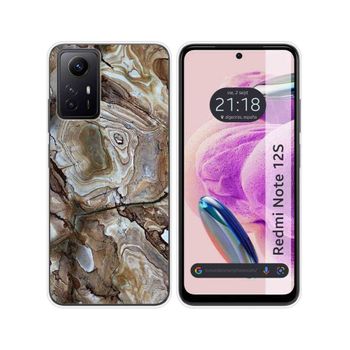 Funda Silicona Xiaomi Redmi Note 12s Diseño Mármol 14 Dibujos