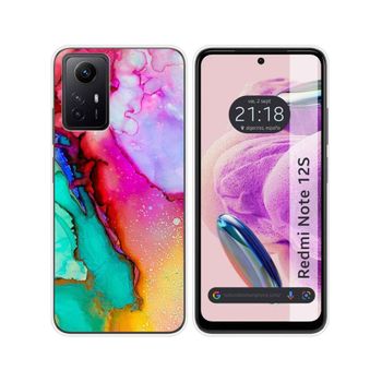 Funda Silicona Xiaomi Redmi Note 12s Diseño Mármol 15 Dibujos