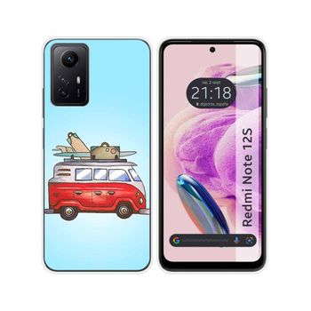 Funda Silicona Xiaomi Redmi Note 12s Diseño Furgoneta Dibujos