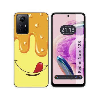 Funda Silicona Xiaomi Redmi Note 12s Diseño Helado Vainilla Dibujos