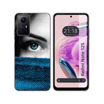 Funda Silicona Xiaomi Redmi Note 12s Diseño Ojo Dibujos