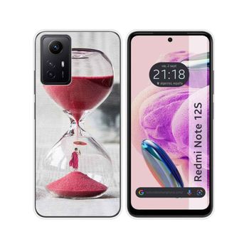 Funda Silicona Xiaomi Redmi Note 12s Diseño Reloj Dibujos