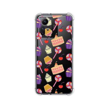 Funda Silicona Antigolpes Xiaomi Redmi Note 12s Diseño Dulces 01 Dibujos