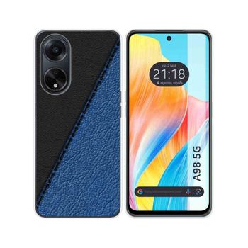 Funda Silicona Transparente Oppo A98 5g Diseño Mono Dibujos con