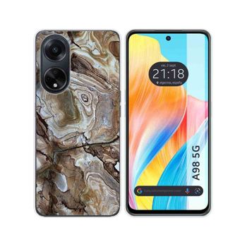 Funda Silicona Oppo A98 5g Diseño Mármol 14 Dibujos