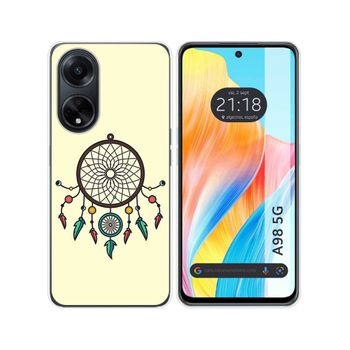 Funda Silicona Oppo A98 5g Diseño Atrapasueños Dibujos